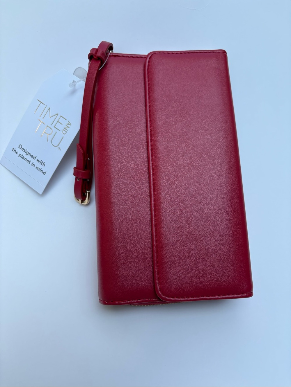 Time and Tru Red Wristlet Clutch wallet/ women’s wallet new